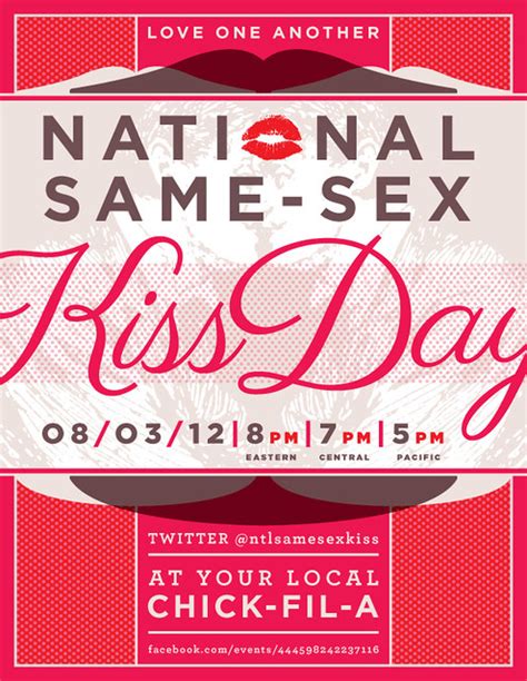 National Same Sex Kiss Day Aug 3rd 7pm Central At Your Flickr