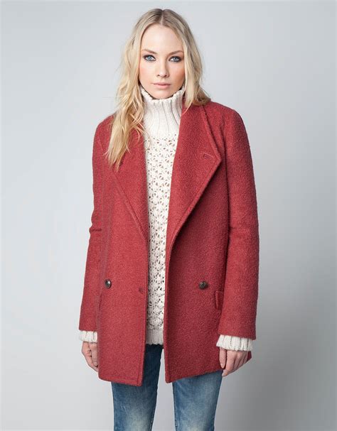 bershka espana abrigo bershka lana ropa  fashion wool coat coat