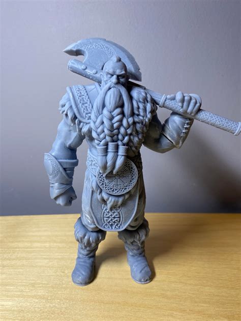 frost giant large rpg miniature print  minis etsy
