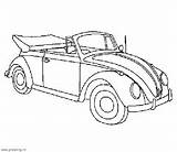 Beetle Kever Vw Volkswagen Convertible Achterkant Coloriage Coccinelle Voiture Choose Board Cabriolet Bug Google Drawing Zoeken sketch template