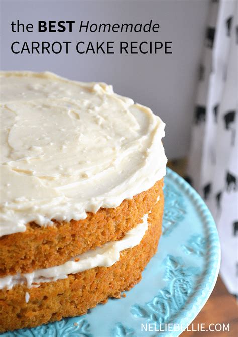 homemade carrot cake recipe nelliebellie