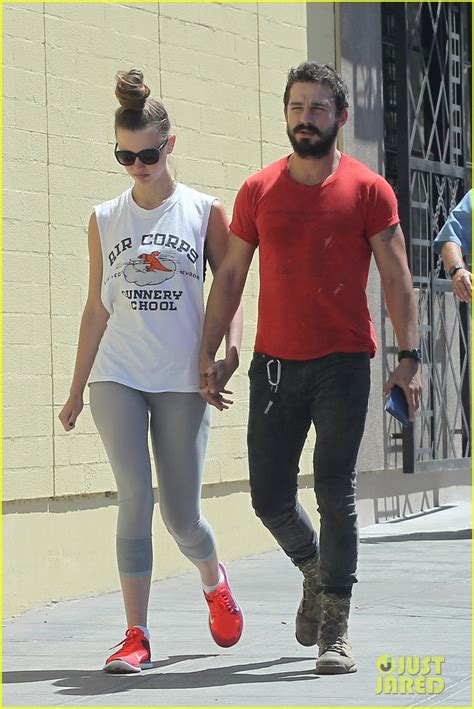 Shia Labeouf And Girlfriend Mia Goth Hold Hands After Lunch Date Photo