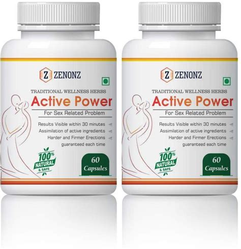 zenonz active power for sex related problem 100 natural 120 tablets