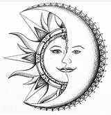 Lua Mond Sonne Nelson Sterne Burton Commission Zeichnung Sundial Tatuajes Kunstzeichnungen Boceto Suns Comision Trendy Skillofking Sonnen Fadas Lastmmo Dizih sketch template