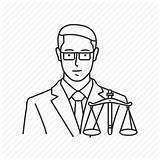 Lawyer Drawing Attorney Male Jurist Law Easy Screwdriver Getdrawings sketch template