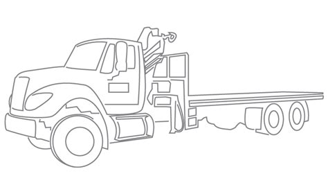 flatbed tow truck coloring pages guide coloring page guide  xxx hot