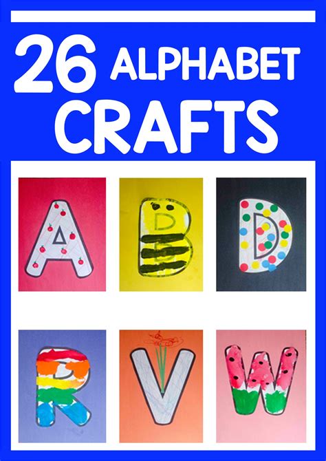 alphabet craft bundle busy toddler