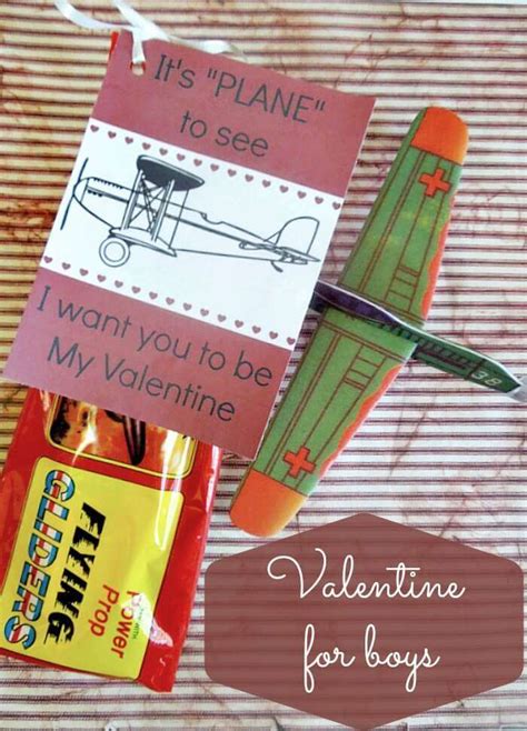 boys valentine card airplane valentine printable  information