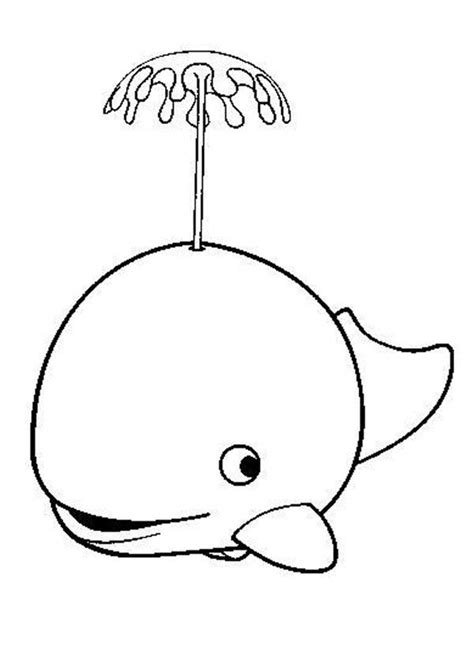 cute baby whale coloring pages