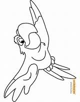 Coloring Pages Aladdin Iago Disneyclips Abu Flying sketch template