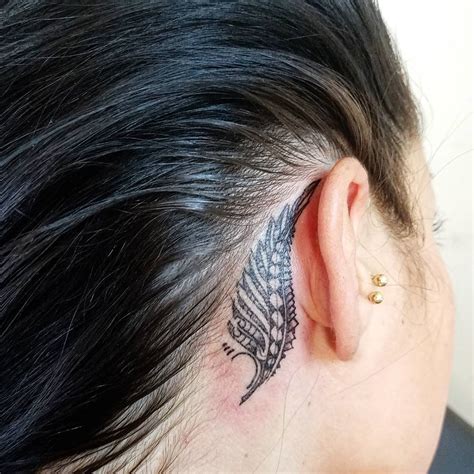 ear tattoo designs meanings nice gentle