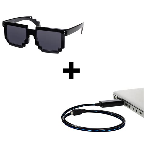 Pixel Sunglasses Luminous Micro Usb Charging Cable