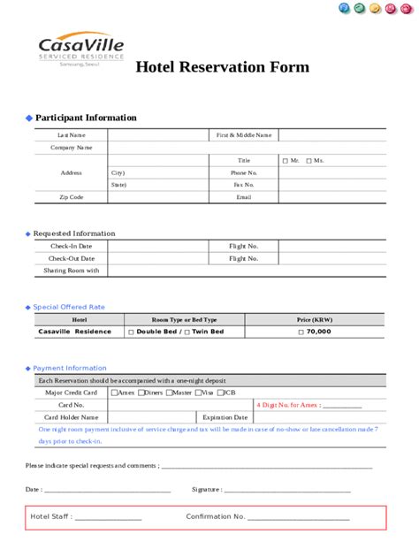 reservation confirmation letter  hotel bookings  template
