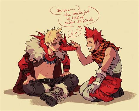 Boku No Hero Academia Katsuki Bakugou Kirishima Eijirou Kiribaku