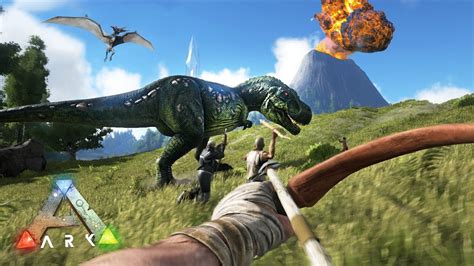 ark survival evolved dinosaur island survival ark ragnarok gameplay youtube