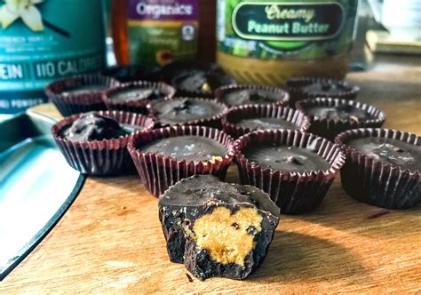 extremely dark cocoa protein pb cups simply taralynn