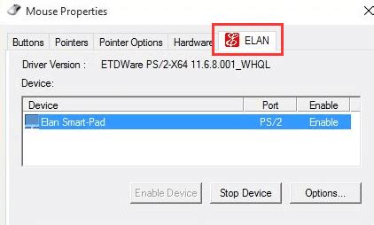 fix  elan touchpad tab  mouse settings  windows  driver talent