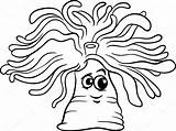 Anemone Sea Coloring Drawing Cartoon Designlooter Getdrawings Funny 1023 85kb sketch template