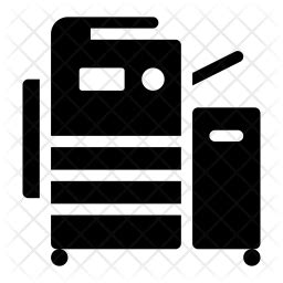 multi function printer icon  glyph style   svg png eps