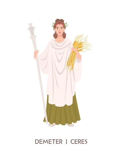 demeter  ceres diosa de la cosecha  la agricultura en la antigua religion  mitologia griega