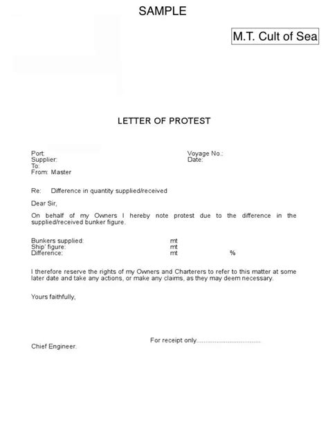 note  protest  letter  protest    differences