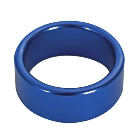 titanmen metal cock ring xtra thick size 40 mm blue