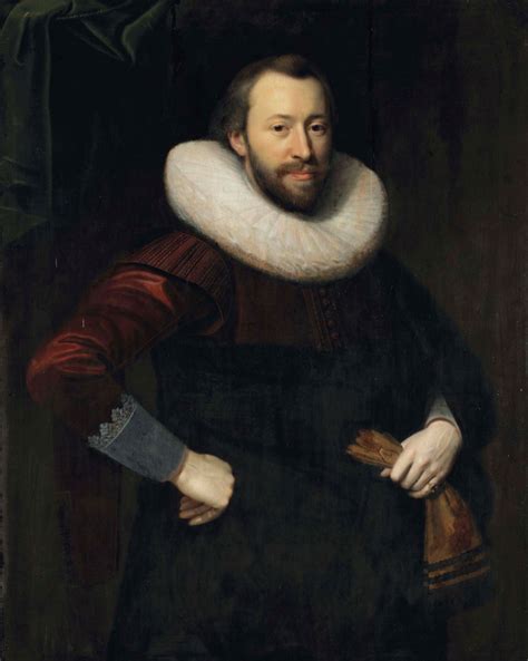 attributed  cornelis van der voort antwerp   amsterdam portrait   gentleman