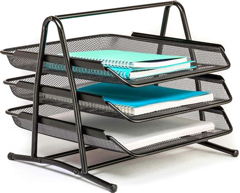 mindspace  trays desktop document stackable letter tray organizer