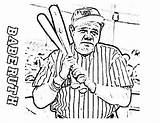 Babe Baseball Motown Setima Onda Colorluna sketch template