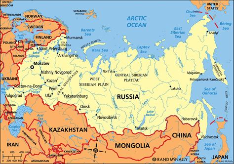 political map  russia political map russia eastern europe europe