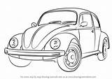 Beetle Volkswagen Draw Vintage Drawing Step Drawingtutorials101 Tutorials Previous Next sketch template