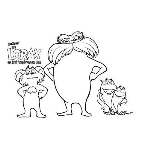 lorax coloring pages books    printable