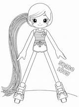 Spaghetty Lucy sketch template