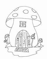 Mushroom Digi Getdrawings sketch template