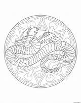 Mandala Dragon Coloring Pages Mandalas Print Year Waffle Printable Chinese Color Adults Difficult If Waffles Animals Adult Colouring Allow Worries sketch template
