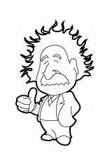Einstein Albert Clipart Cartoon Coloring Pages Thumbs Drawing Colouring Clip Cliparts Kids Getdrawings Put Color Sketch Clipartmag Template Allan Edgar sketch template