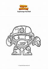 Superzings Supercolored Bandit sketch template