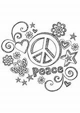 Peace Coloring Sign Pages Printable Hippie Kids Paix Buzzle Adult Templates Sketch Bestcoloringpagesforkids Attractive Simple Adults Signs Drawing Mandalas Zentangles sketch template
