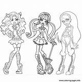 Monster High Coloring Pages Printable Print sketch template