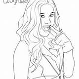 Coloring Chica Vampiro Daisy Hellokids Pages sketch template
