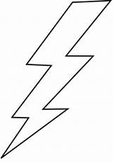 Bolt Thunderbolt Blitz sketch template