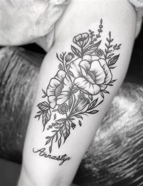 Flower Bouquet Tattoo Inkstylemag