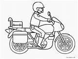 Motorcycle Ausmalbilder Ausmalen Polizei Cool2bkids Ausdrucken Malvorlagen Kostenlos Wheeler Motorad Uložené sketch template