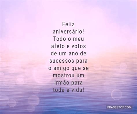 feliz aniversario todo  meu afeto  votos de um