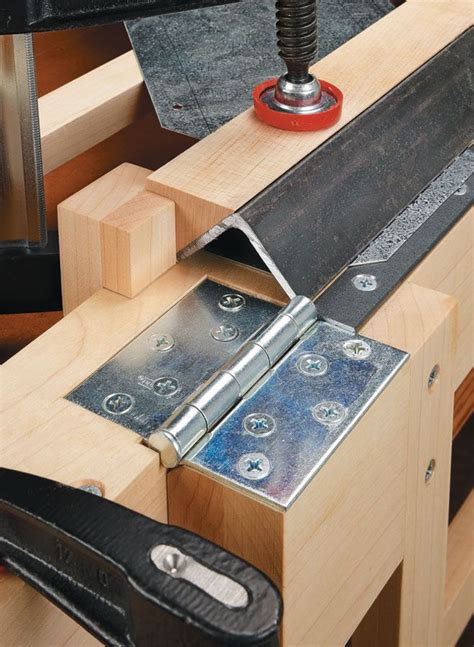 sheet metal bending brake woodworking project