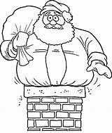 Santa Coloring Christmas Drawings Pages Claus Drawing Fat Chimney Preschoolers Printable Color Funny Face Cartoon Clipart So Online Paintingvalley Choose sketch template