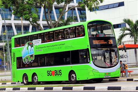 spores public buses set   green  colour   lta