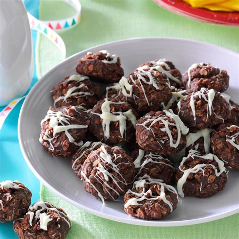 No Bake Fudgy Coconut Cookies Recipe Taste Of Home