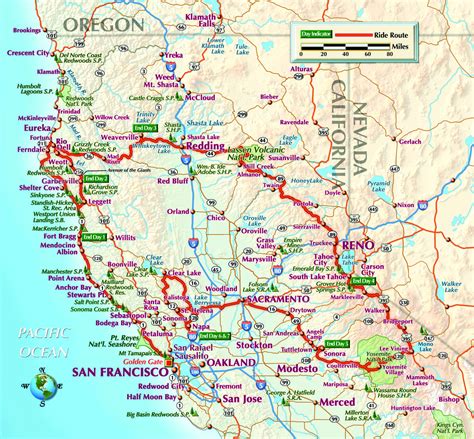 map  northern california cities  towns printable maps