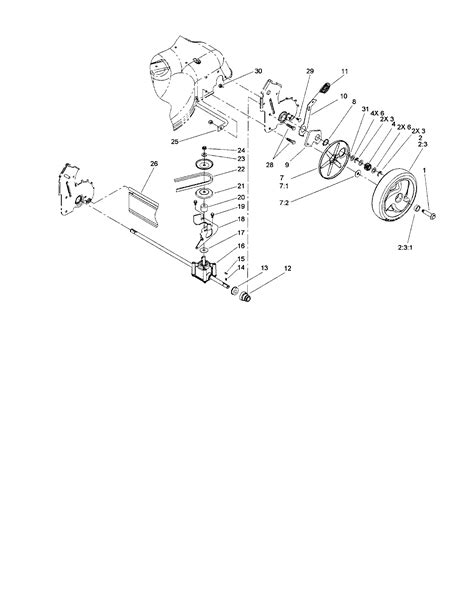 rear axle  transmission diagram parts list  model  toro parts walk  lawn